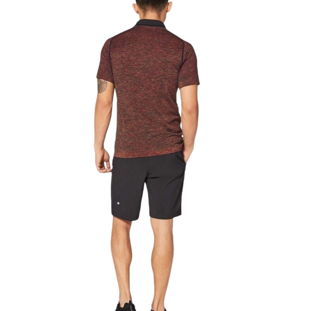 Lululemon Men's Metal Vent Tech Collar Short Sleeve Seamless Polo Shirt Size S - Picture 11 of 15